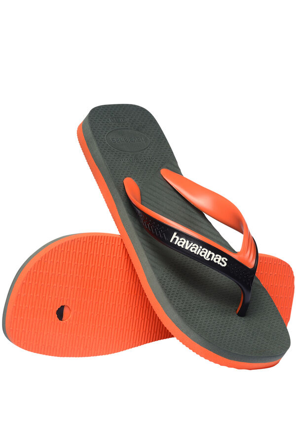 Havaianas Chinelos de plataforma em borracha verde