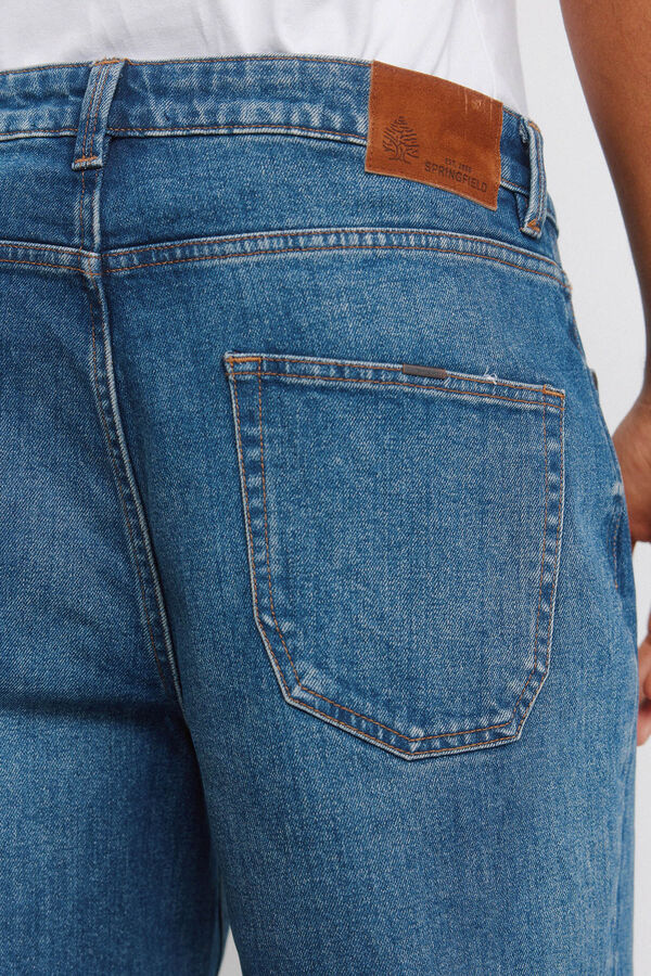 Springfield Jeans sobretingido regular fit azul