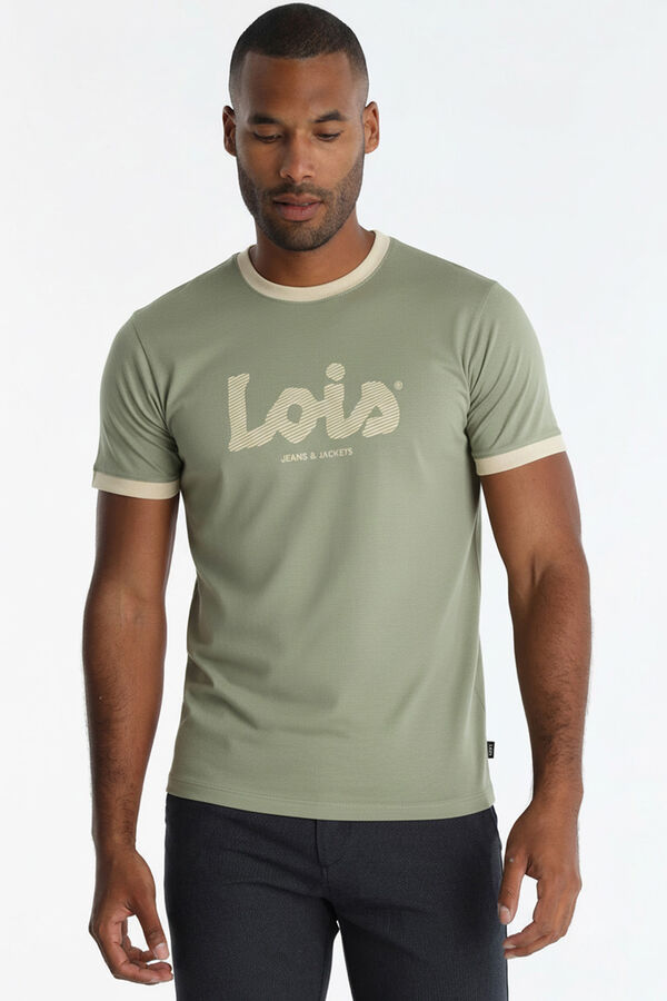 Lois Logo short sleeve T-shirt green