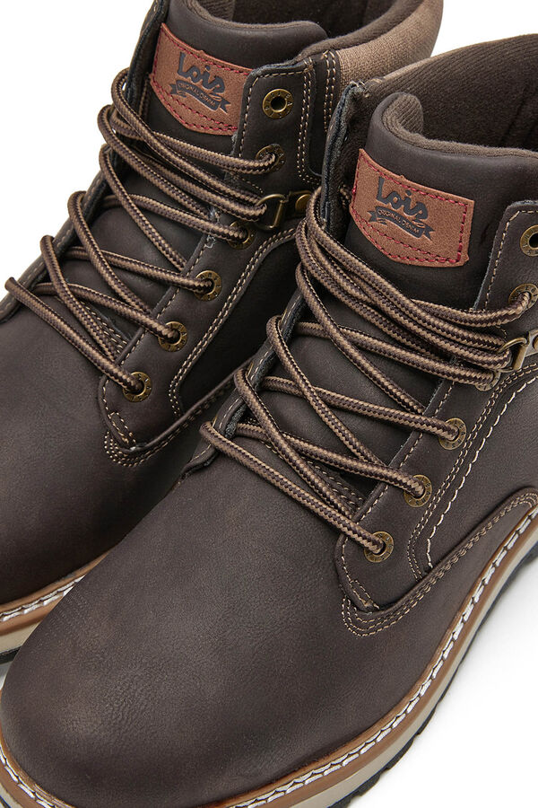 Lois Botas casual masculina Lois castanho