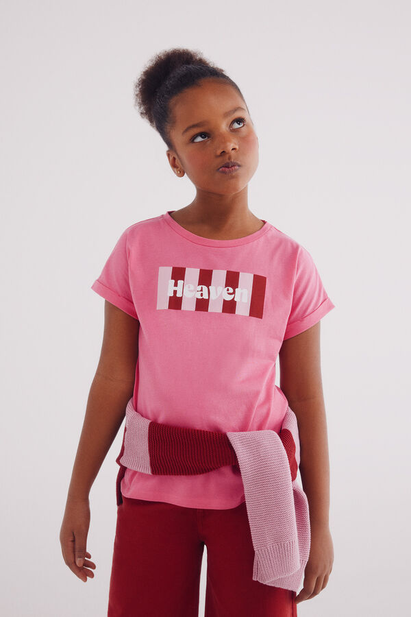 Springfield Kids Camiseta Céu da Menina rosa