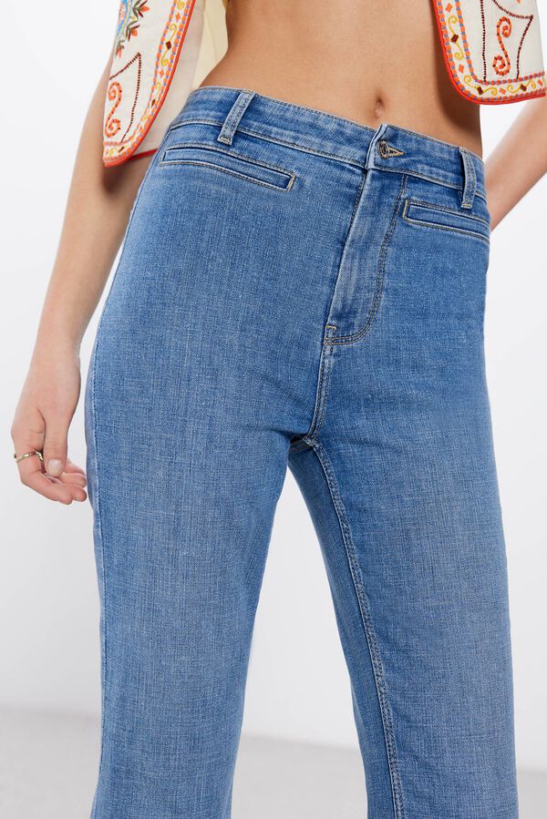 Springfield 70's jeans azul aço