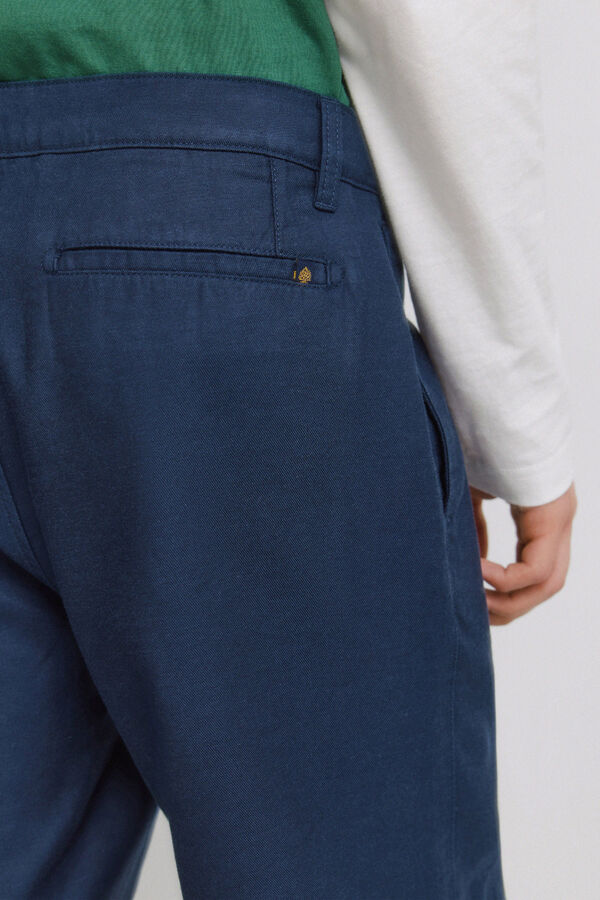 Springfield Bermudas leves corte confort&aacute;vel azul