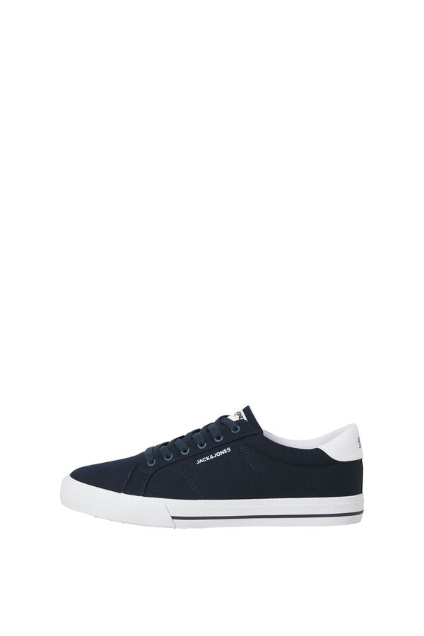 Jack & Jones Chinelos de lona com sola de borracha azul