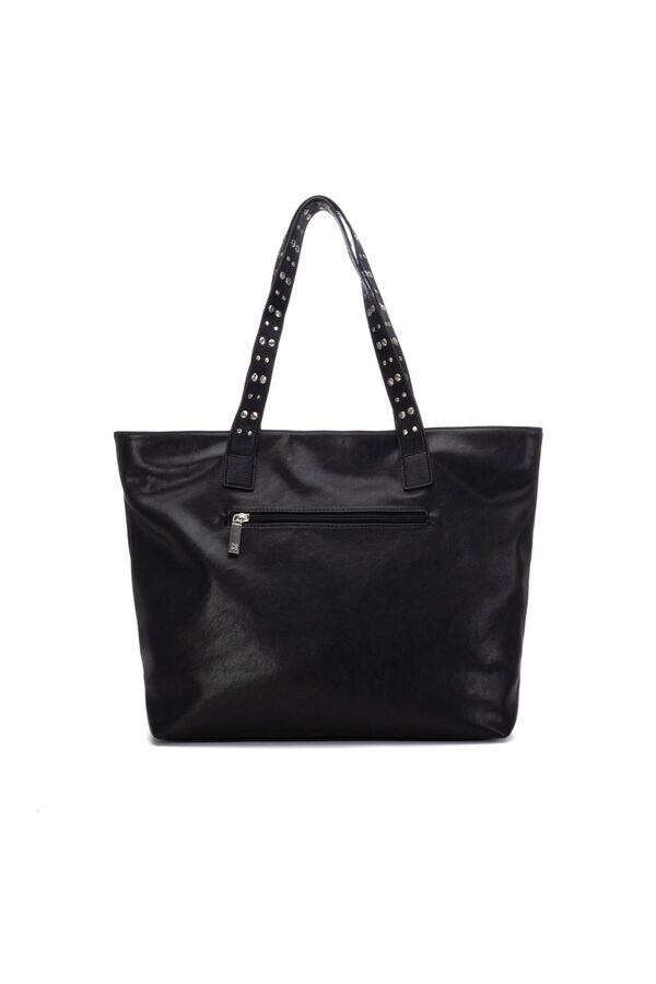 XTI Mala de ombro com tachas preto
