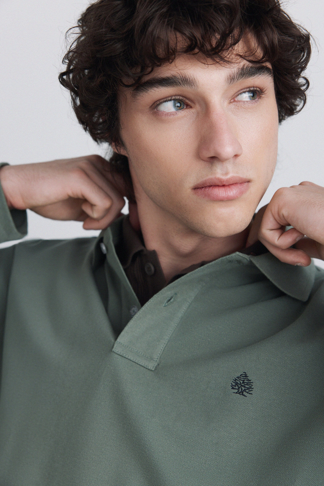Springfield Polo piqu&eacute; manga comprida regular fit
