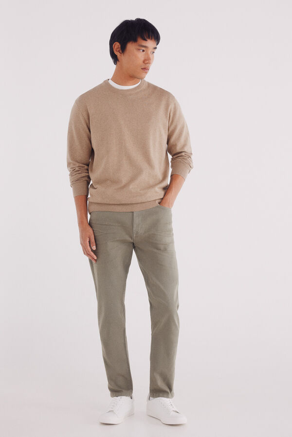Springfield Camisola básico castanho