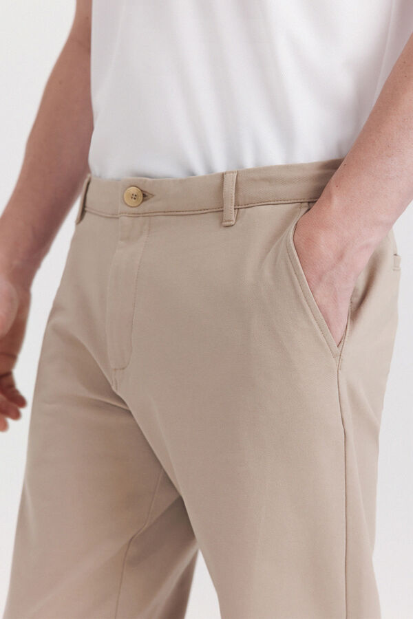 Springfield Cal&ccedil;as chino comfort knit bege