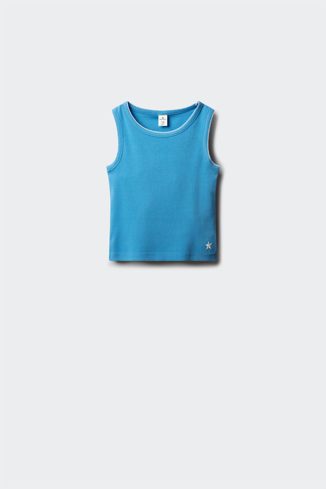 Springfield Kids Top Rib bordado contraste ni&ntilde;a