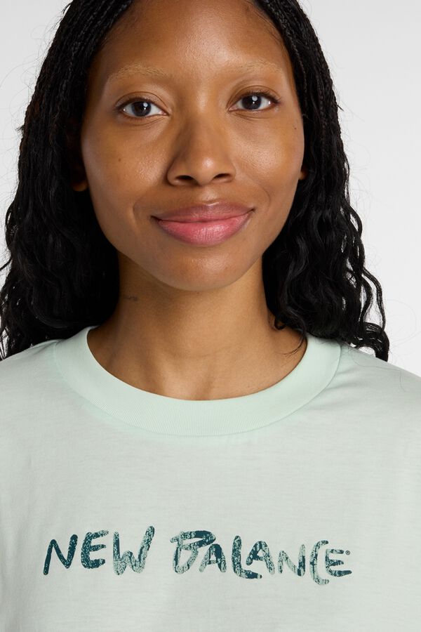 New Balance T-shirt de manga curta azul