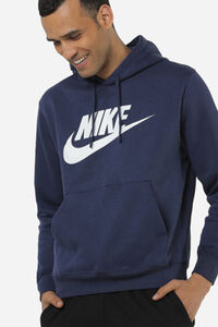 Springfield Hoodie Pullover com capuz Nike Sportswear Club Fleece marinho