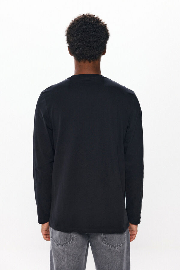 Springfield Peach long sleeve t-shirt black