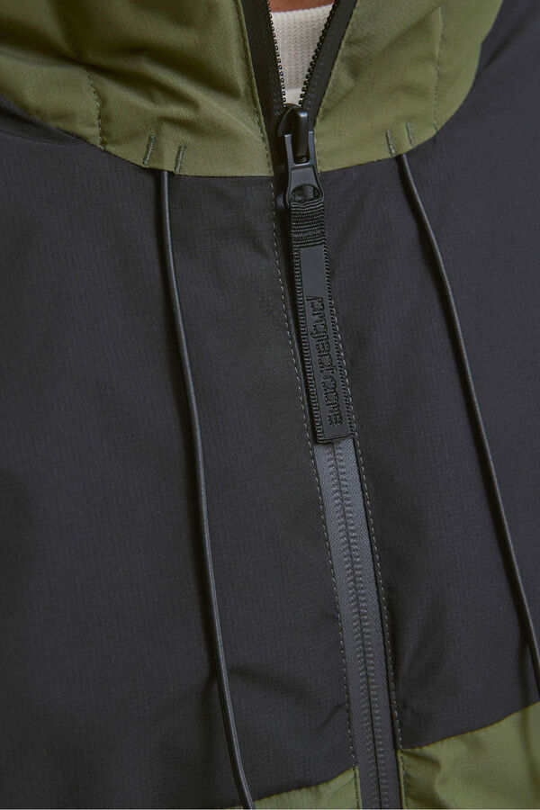 Jack & Jones Two-tone puffer jacket green