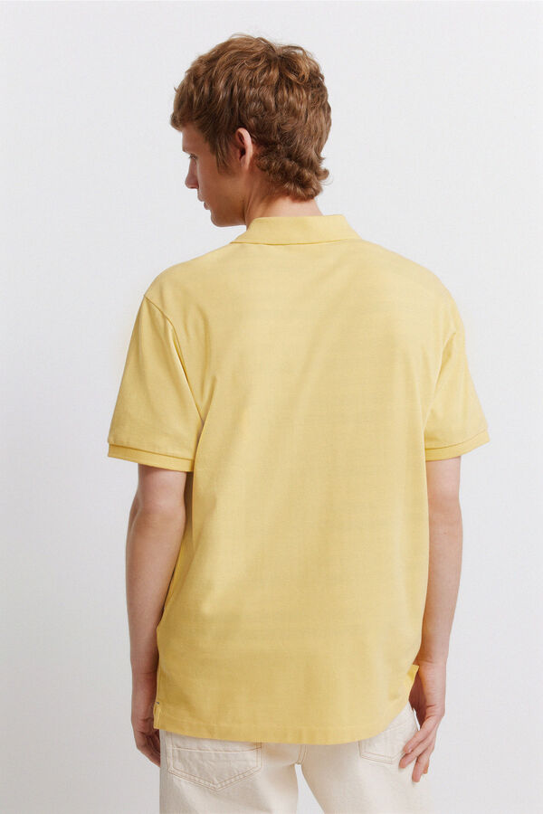 Springfield Polo b&aacute;sico Springfield regular fit amarelo