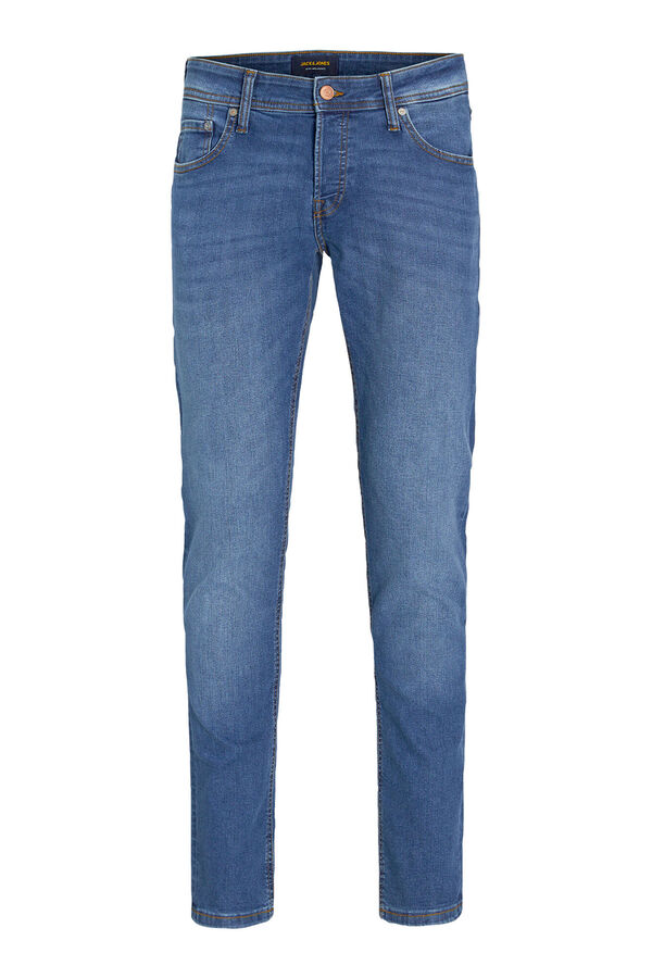 Jack & Jones Jeans slim efecto lavado azul
