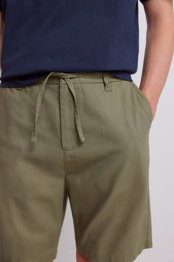 Springfield Bermuda leve relaxed fit bege