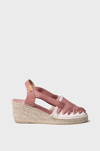 Toni Pons Espadrille cunha meia com fitas