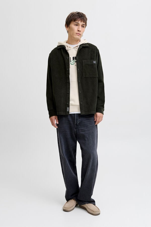 Jack & Jones Sweatshirt Capuz cinzento