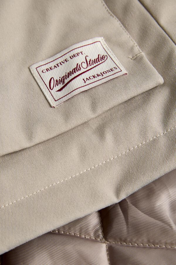 Jack & Jones PLUS Blus&atilde;o acolchoado cinzento