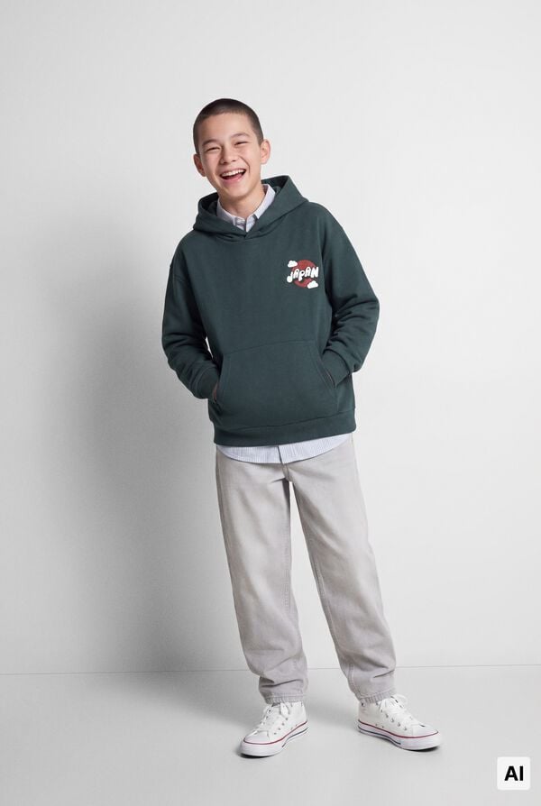 Springfield Kids Sweatshirt Japan crian&ccedil;a verde