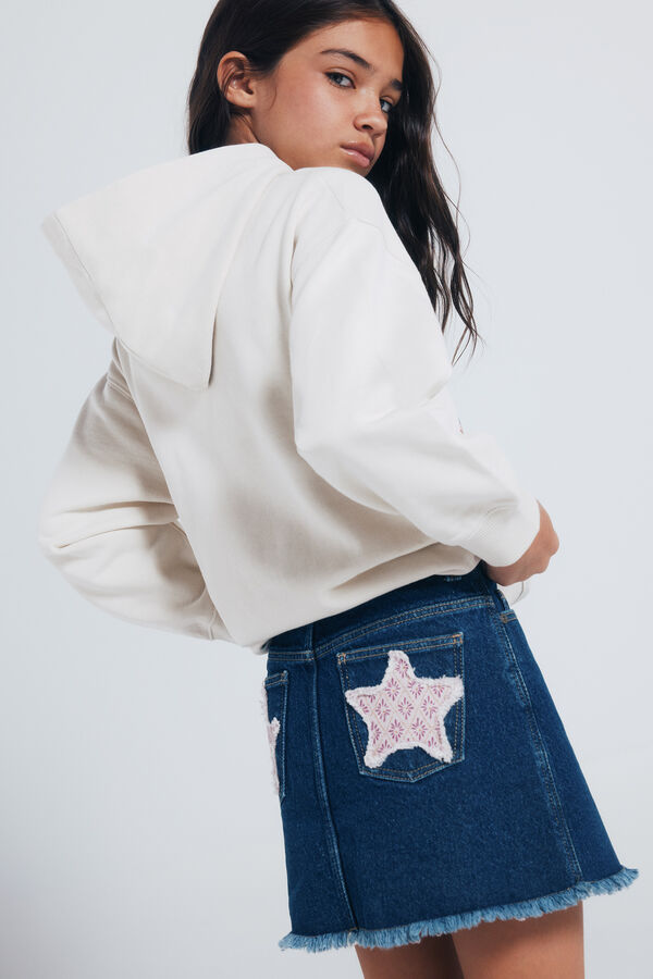 Springfield Kids Saia denim menina azul