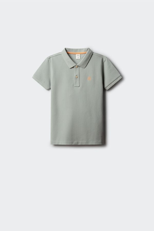 Springfield Kids Polo b&aacute;sico para menino azul
