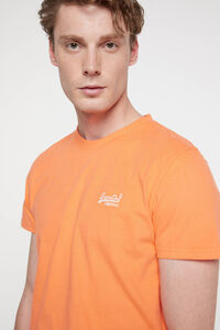 Superdry T-shirt de algodão orgânico com logótipo Essential