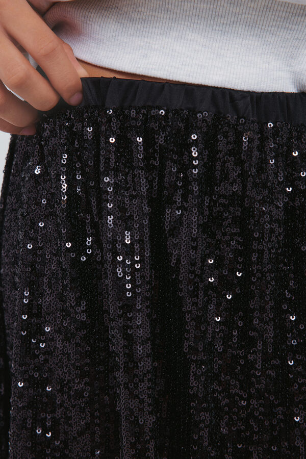 Springfield Kids saia de saia para menina preto