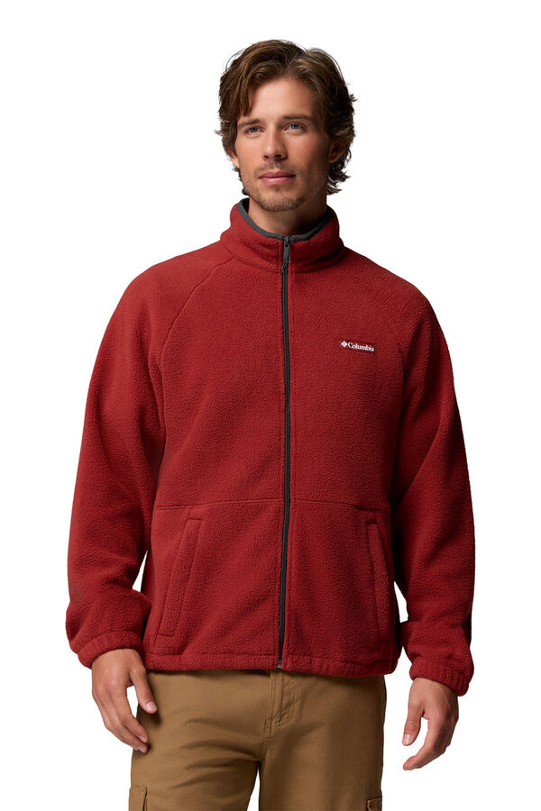Columbia Forro polar texturizado vermelho