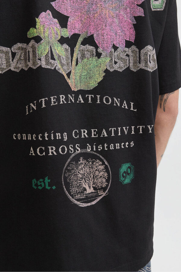 Jack & Jones T-shirt com estampa traseira  preto