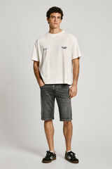 Pepe Jeans Bermuda Slim Gymdigo Track cinzento
