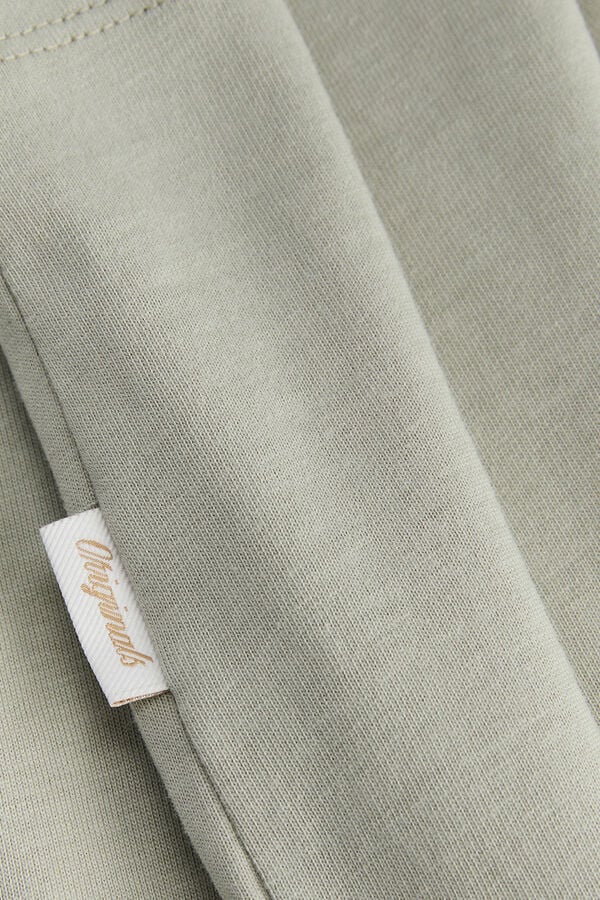 Jack & Jones T-shirt manga curta em algod&atilde;o verde