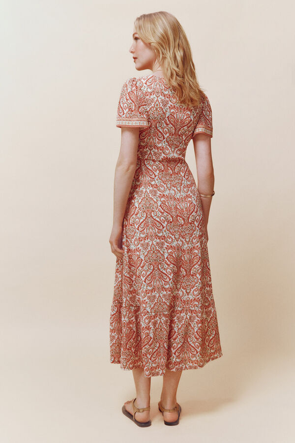 Springfield Vestido Mykonos bege