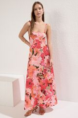 Trendyol Vestido maxi com costas abertas branco