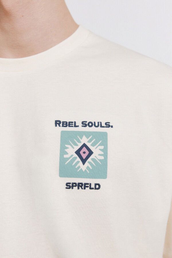Springfield Rbel soul T-shirt white
