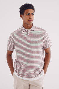 Springfield camisola estruturado com microlistras e regular fit