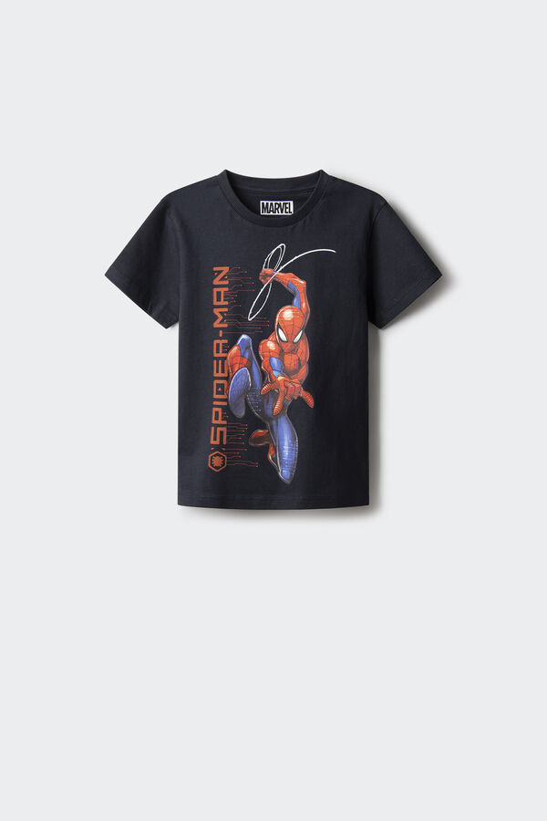 Springfield Camiseta Spiderman niño azul oscuro