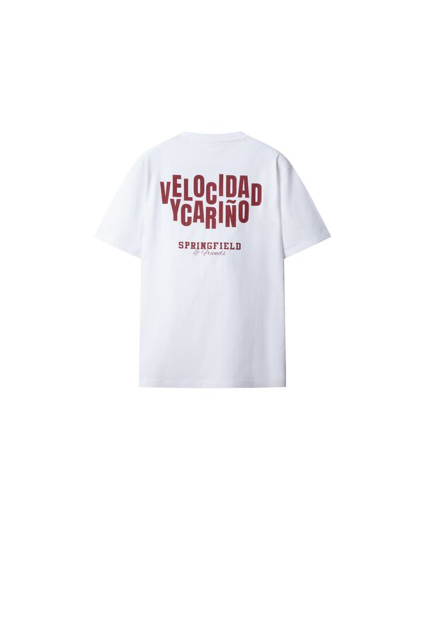 Springfield T-shirt Chiringuito los Locos branco