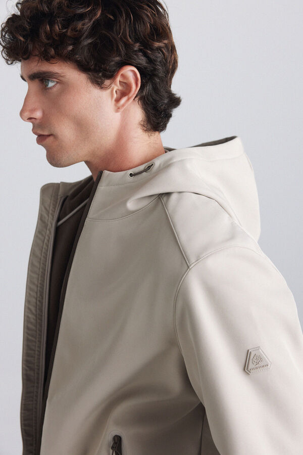 Springfield Casaco softshell com capuz cru