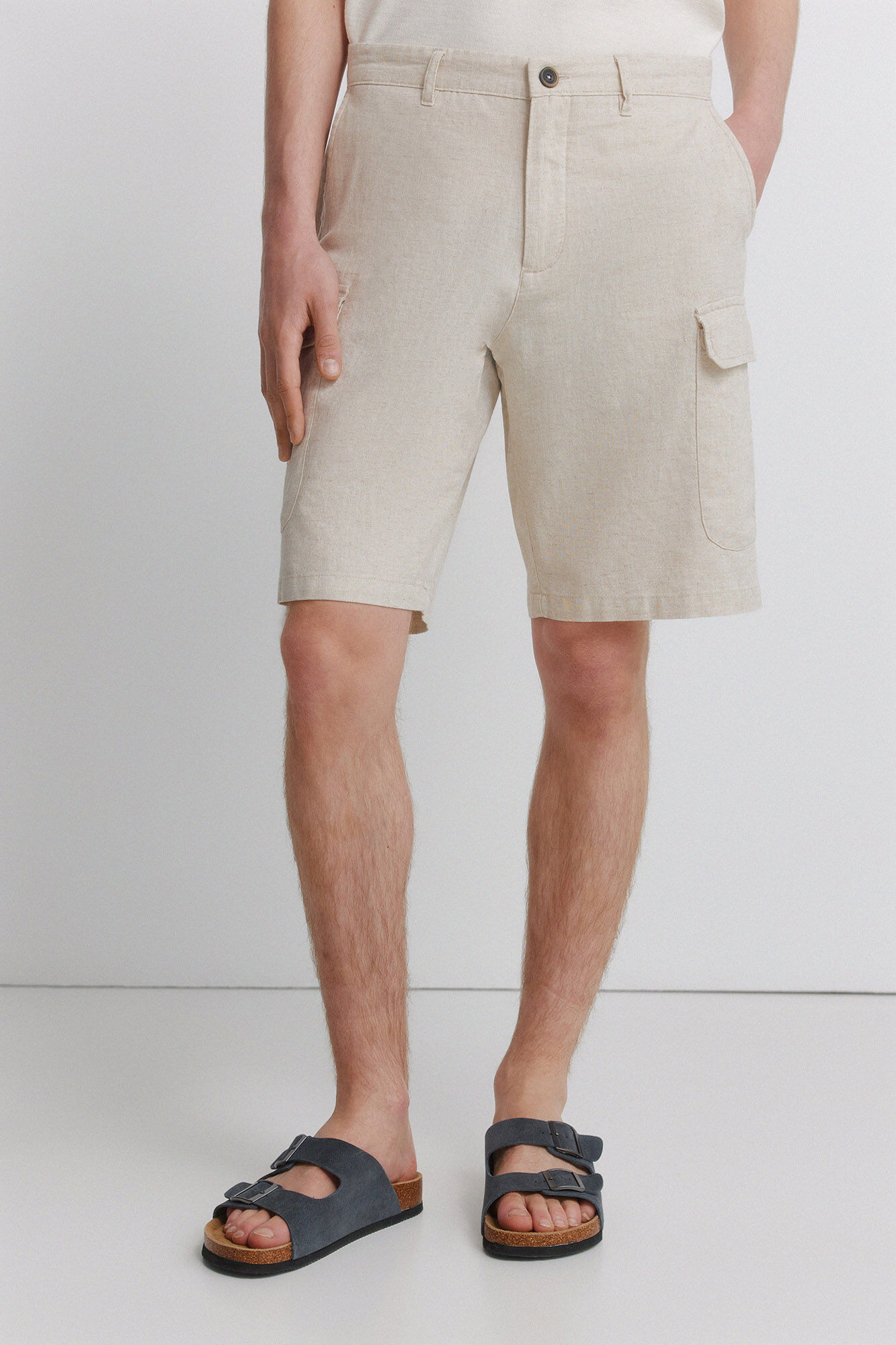 Springfield Bermuna lino cargo comfort fit