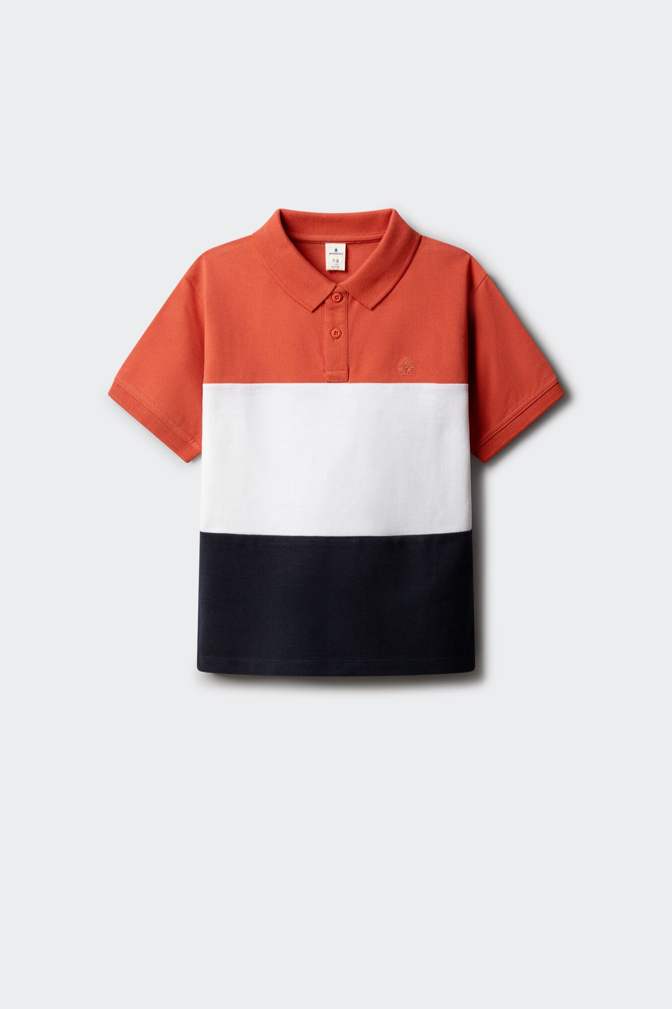 Springfield Kids Polo oxford cortado e cosido para menino