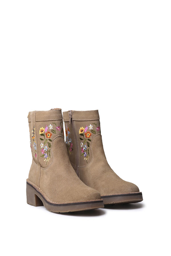 Toni Pons Split leather ankle boot  brown