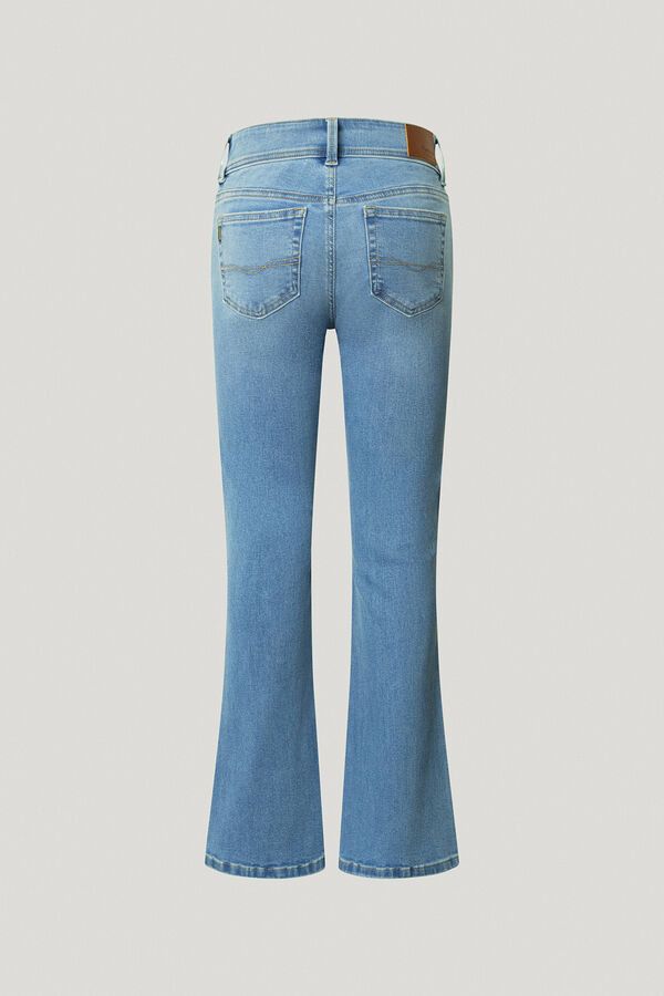 Pepe Jeans  Pantalón denim flare tiro bajo Pimlico azul