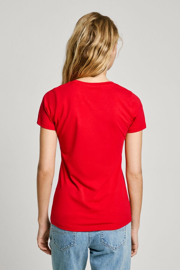 Pepe Jeans Camiseta manga curta New Virginia SSN vermelho