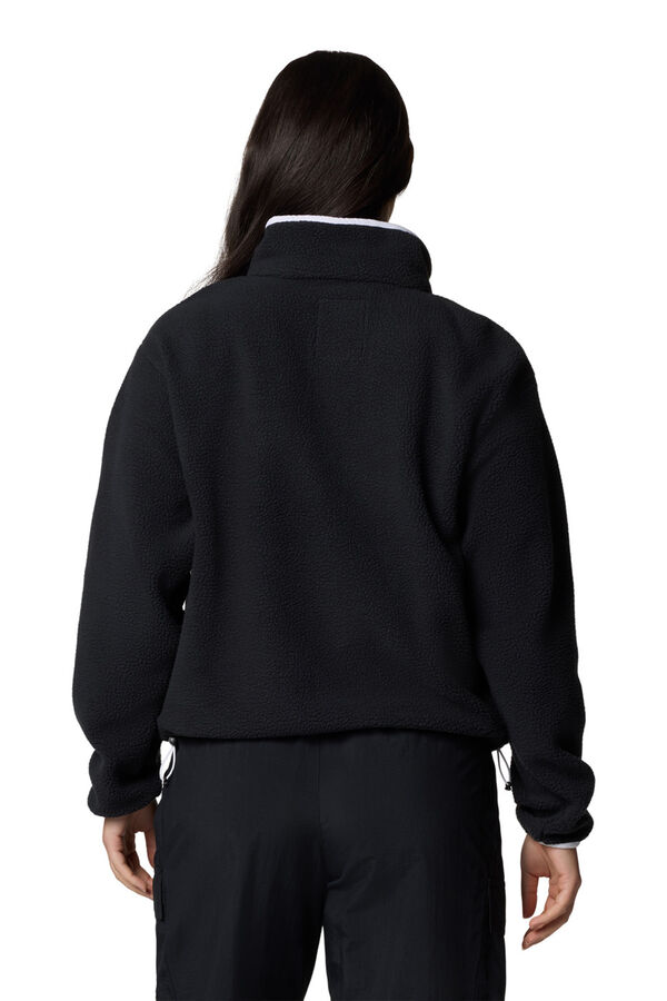 Columbia Casaco feminino Helvetia™ II com fecho médio Sherpa polar preto