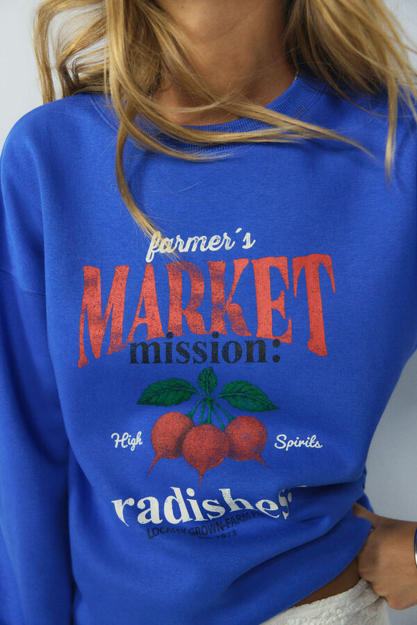High Spirits Radish Sweatshirt azul