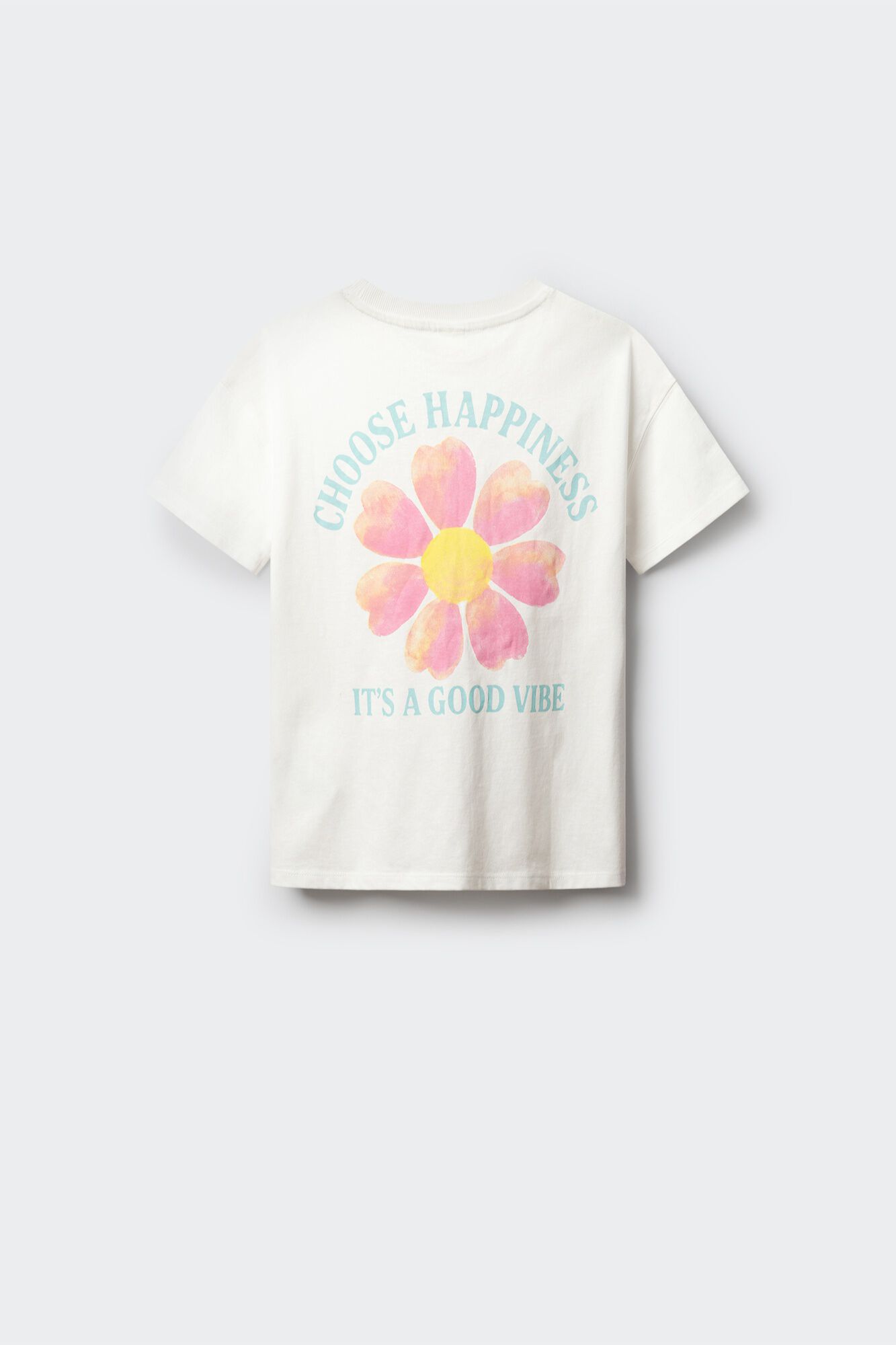 Springfield Kids T-shirt de manga curta com flor para menina
