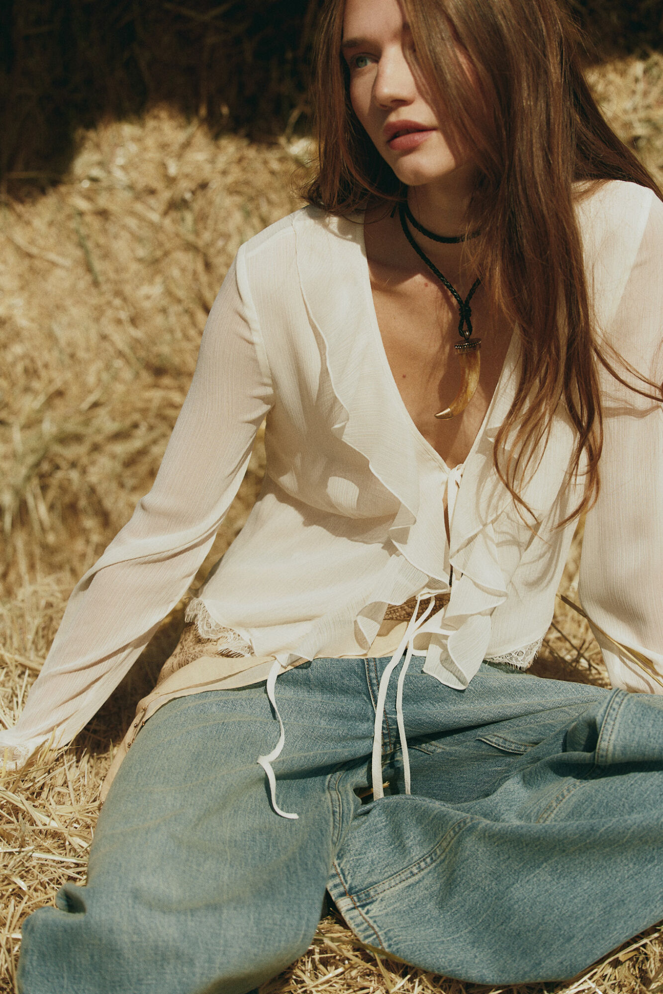 High Spirits Blusa Twisty