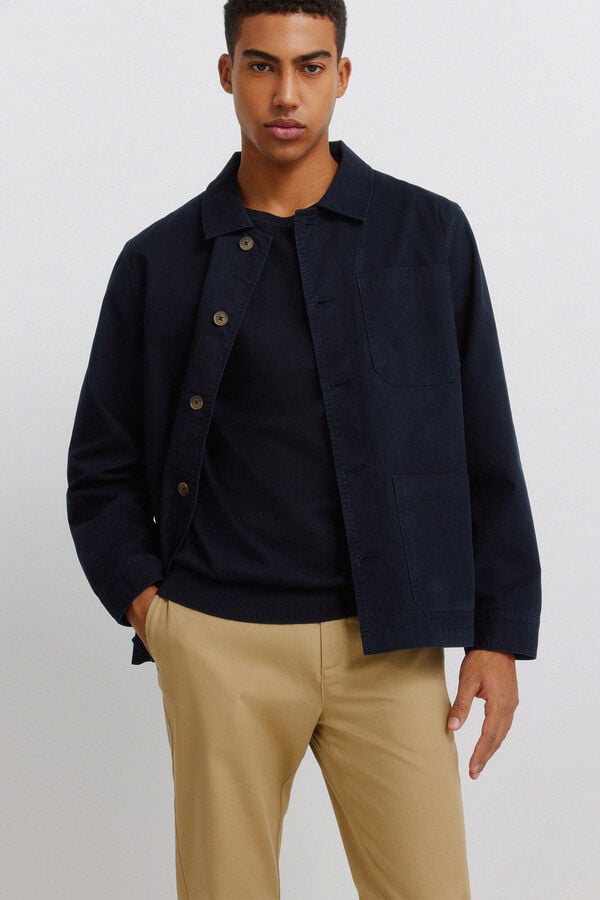 Springfield Cal&ccedil;as chino regular fit castanho