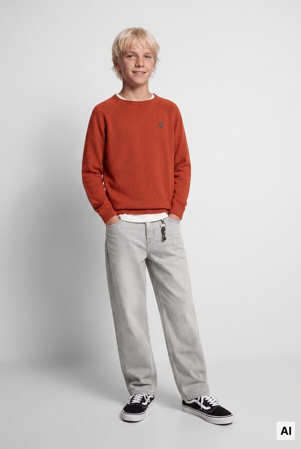 Springfield Kids Camisola torcida para crian&ccedil;a vermelho